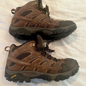 Merrell Moab 2 10.5 mens warerproof hiking boots brown leather